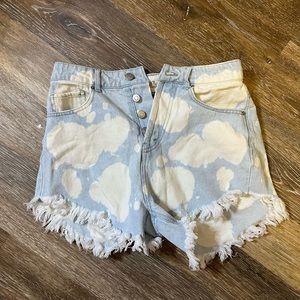 Wild Fable (target) cut off high waisted denim shorts size 2